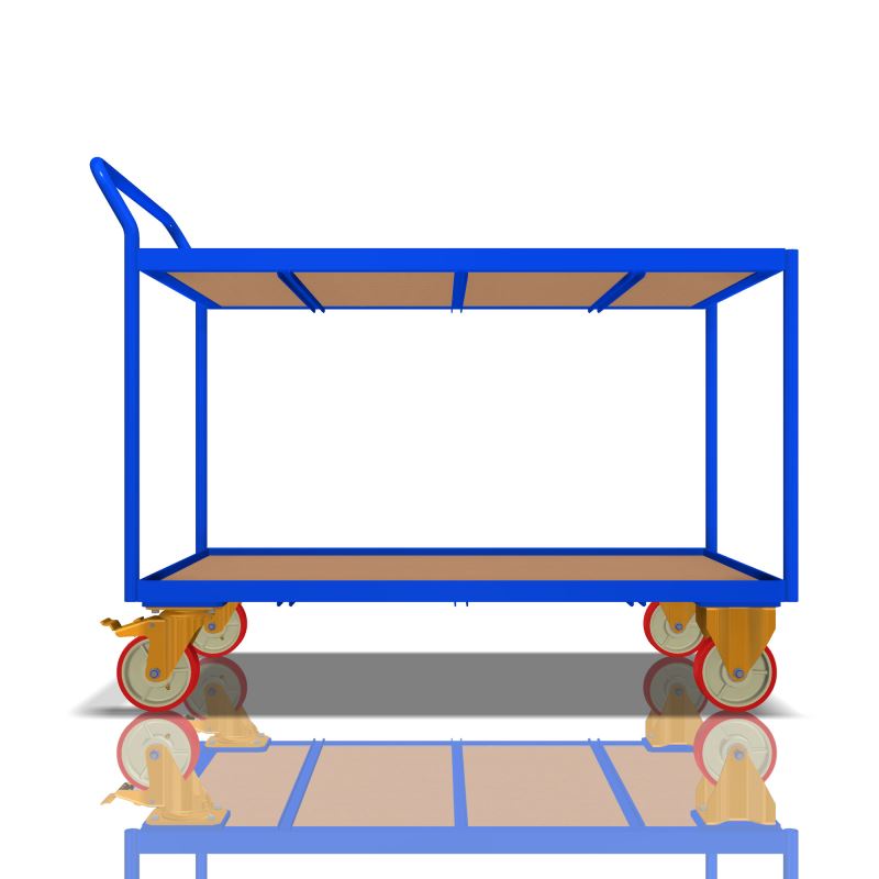 Leichte Tischwagen mit 2 Etagen (120x80cm) 1000 kg
